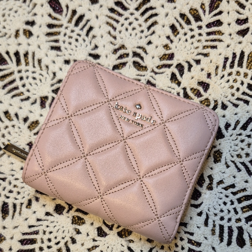 Kate Spade Blush Quilted Natalia Wallet